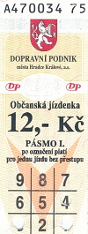 Jzdenka 12 K v roce 2006