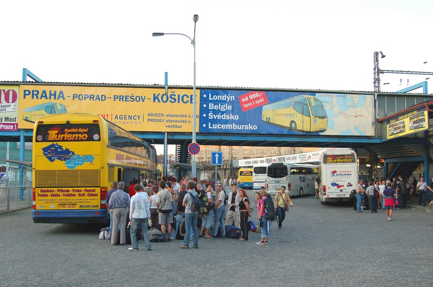 autobusov ndra Praha-Florenc 4.7.2006