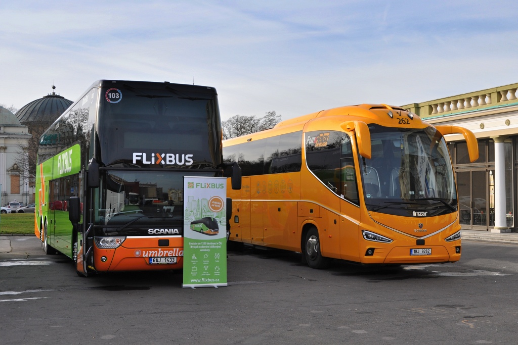 Flixbus a RegioJet, Czechbus 23.11.2017