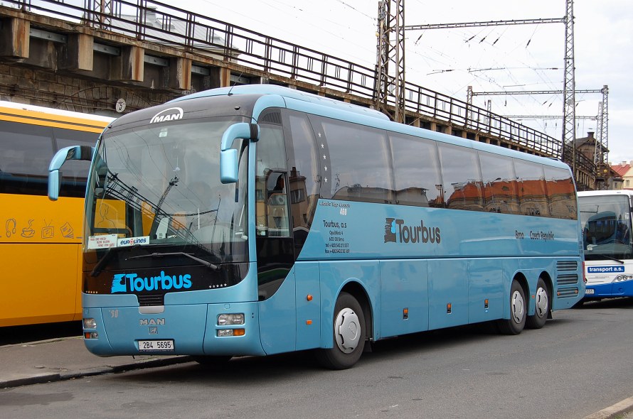 MAN Lion's Top Coach, Tourbus, Praha 20.6.2008