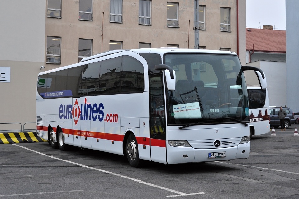 Mercedes-Benz O 580 Travego L, Eurolines, 14.1.2014