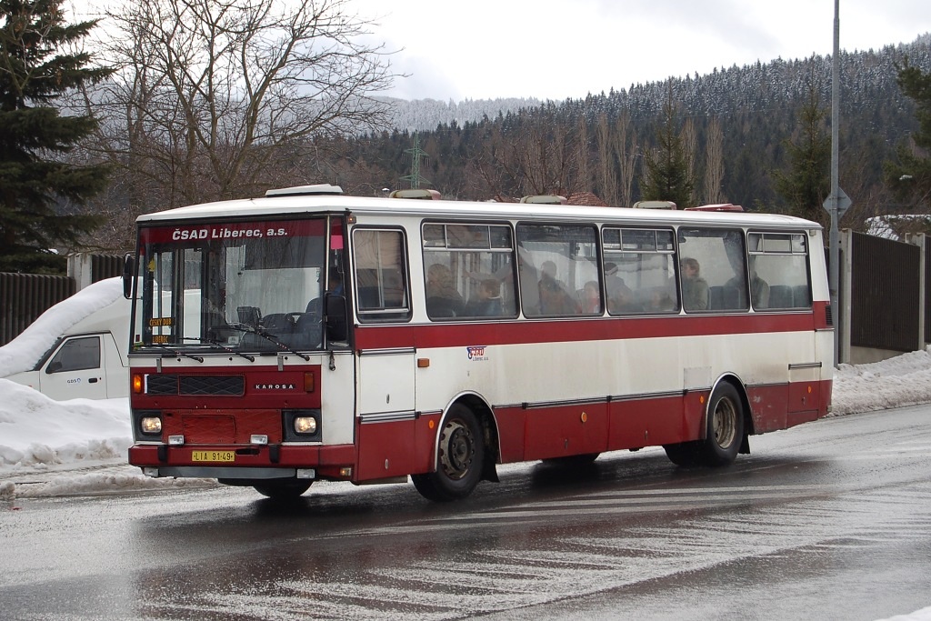 Karosa C 734.1340, SAD Liberec, 27.2.2009