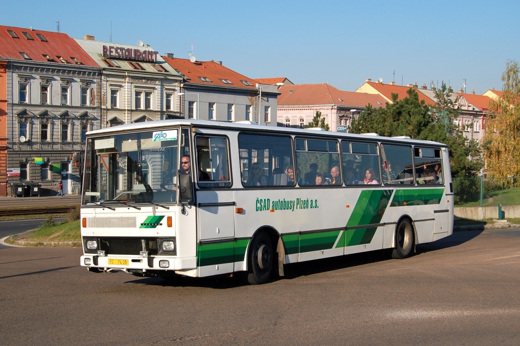 Karosa C 734.1340, SAD autobusy Plze, 11.10.2010