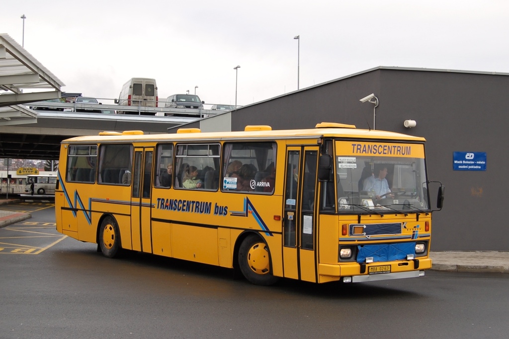 Karosa C 735, Transcentrum bus, Ml. Boleslav 24.2.2009