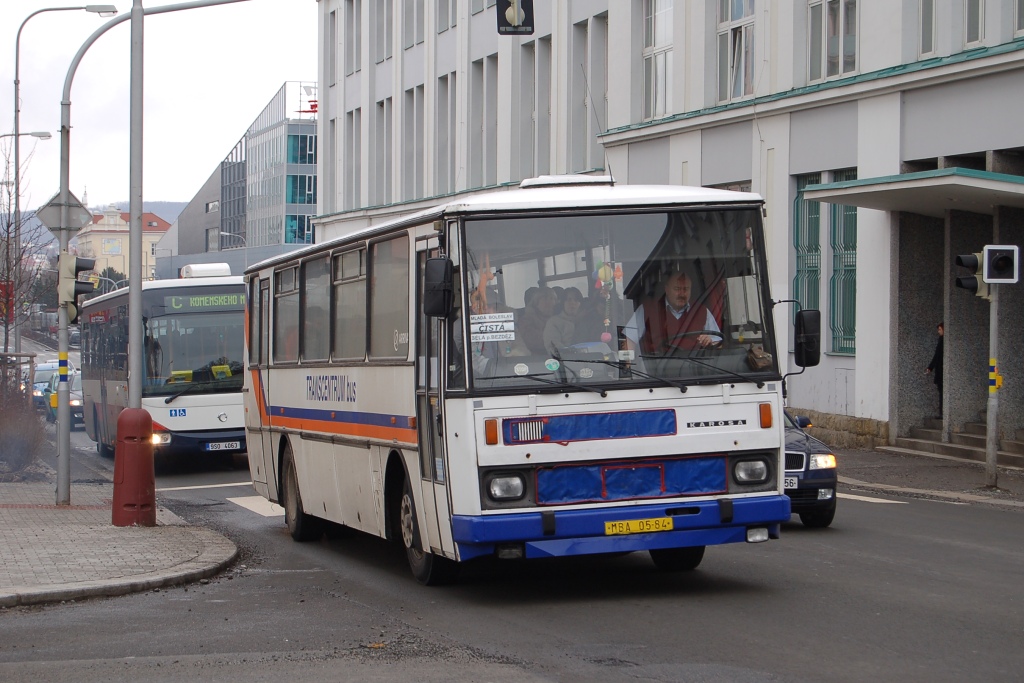 Karosa LC 735.40, Transcentrum bus, Ml. Boleslav 24.2.2009