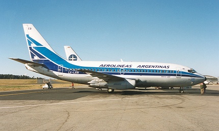 Boeing 737-287, Aerolineas Argentinas, LV-LEB