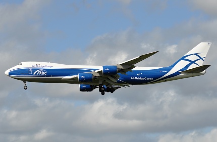 Boeing 747-8HVF, Air Bridge Cargo, VQ-BRH, 13.4.2014