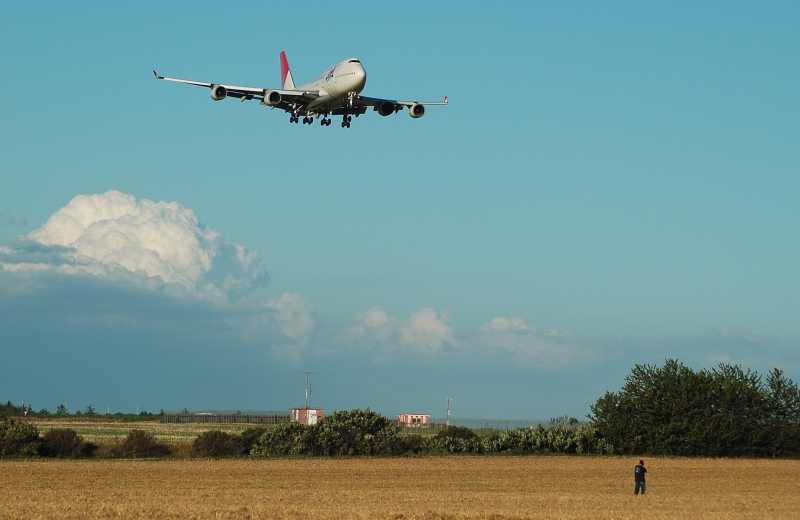 Boeing 747-446, JA8073, Praha 18.8.2006