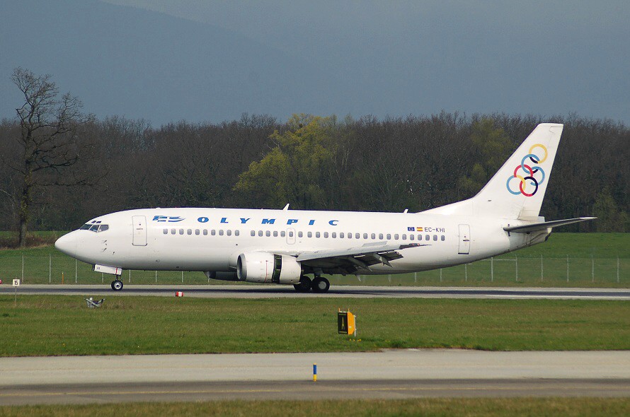 Boeing 737-33A, EC-KHI, eneva 12.4.2008