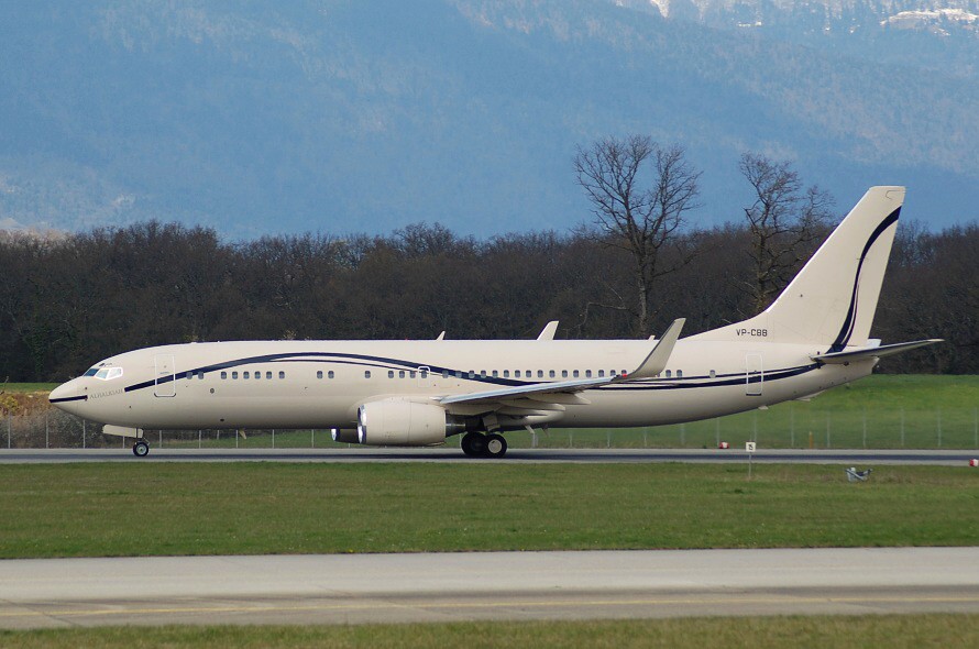 Boeing 737-8AW (BBJ2), VP-CBB, eneva 12.4.2008