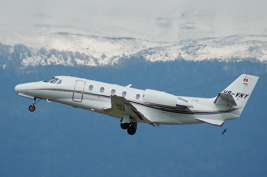 Cessna 560 XLS, HB-VNY, eneva 12.4.2008