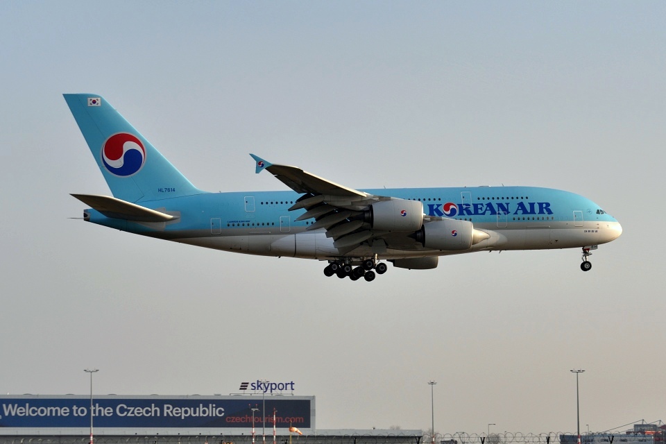 Airbus A380-861, Korean HL7614, 14.3.2014