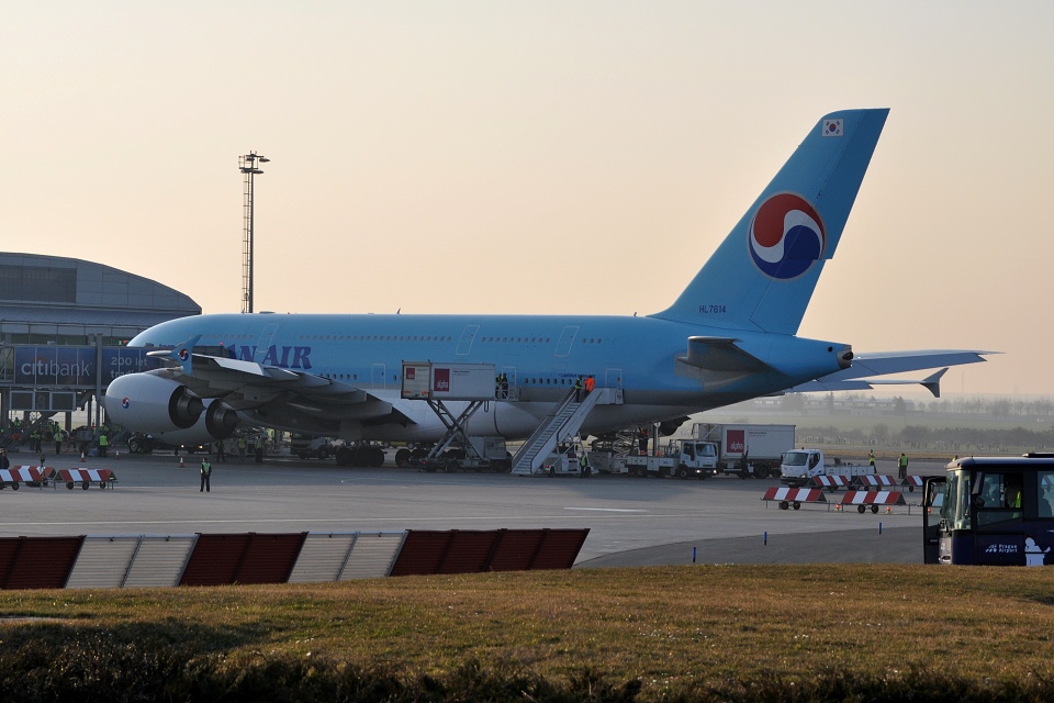 Airbus A380-861, Korean HL7614, 14.3.2014