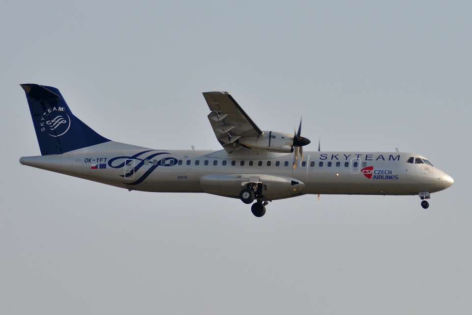 ATR 72-212, SA OK-YFT, 14.3.2014