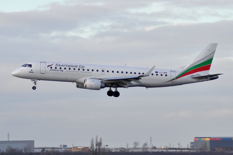 Embraer 190AR, LZ-VAR, 16.12.2012