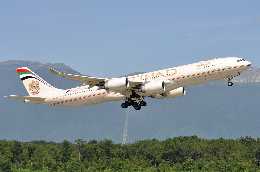 Airbus A340-541, A6-EHA, 2.6.2012