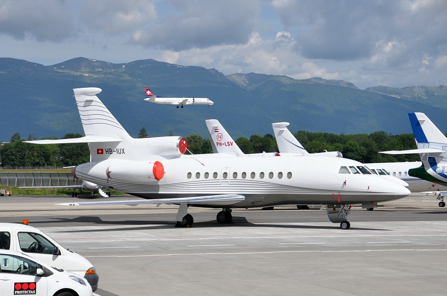 Falcon 700EX, HB-IUX, 31.5.2012