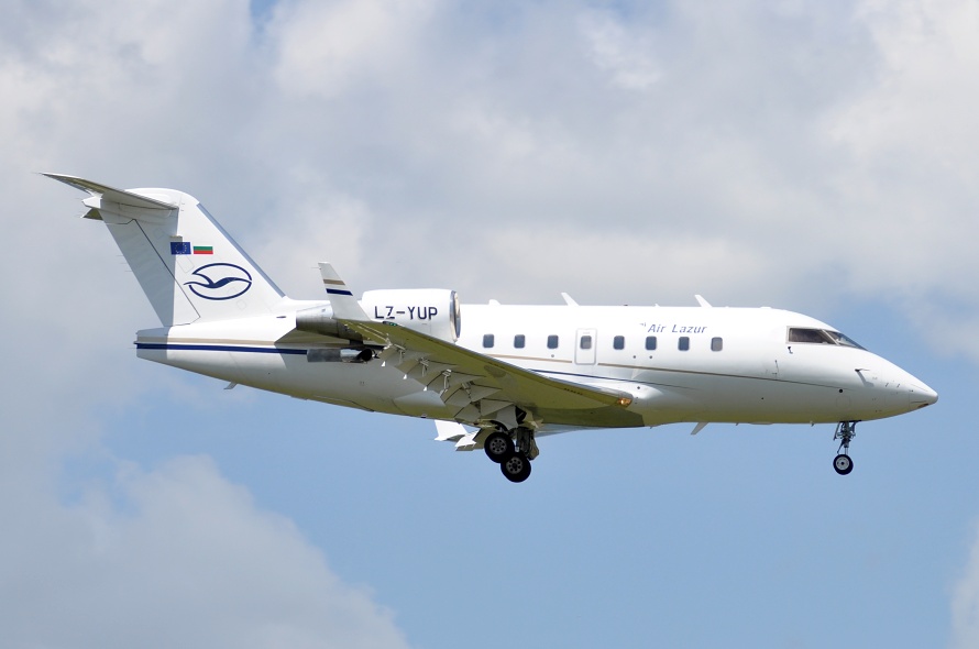 Canadair CL-600, LZ-YUP, 1.6.2012