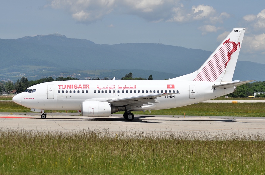 Boeing 737-6H3, TS-IOM, 2.6.2012