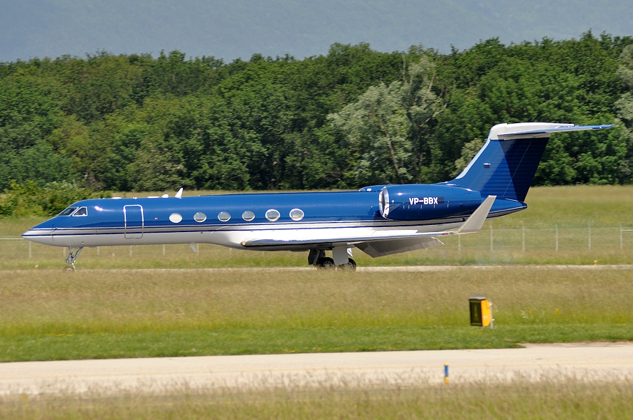 Gulfstream V, VP-BBX, 1.6.2012