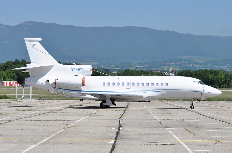 Falcon 7X, VP-BIL, 2.6.2012