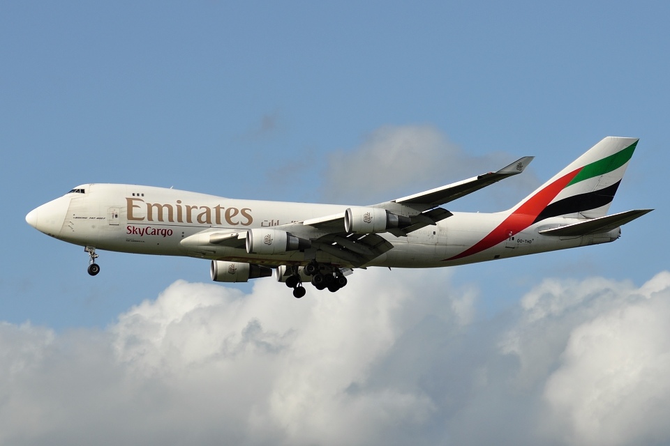 Boeing 747-4HA ERF, Emirates, OO-THD, 13.4.2014