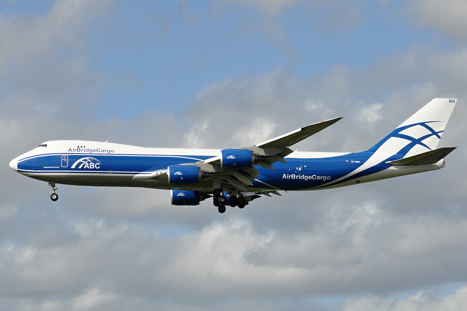 Boeing 747-8HV F, Air Bridge Cargo, VQ-BRH, 13.4.2014