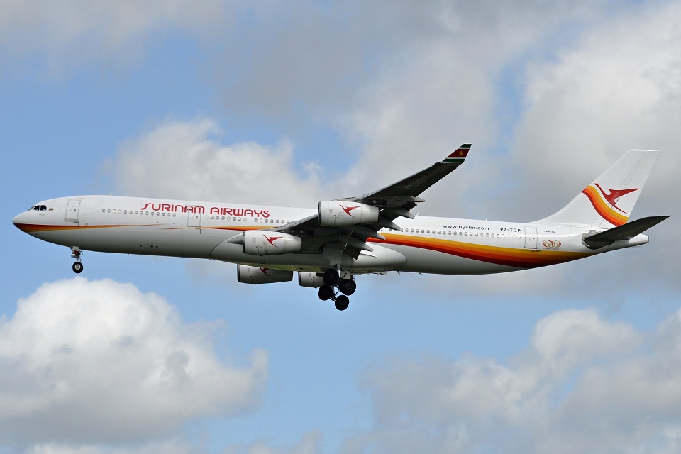 Airbus A340-311, Surinam Airways, PZ-TCP, 13.4.2014