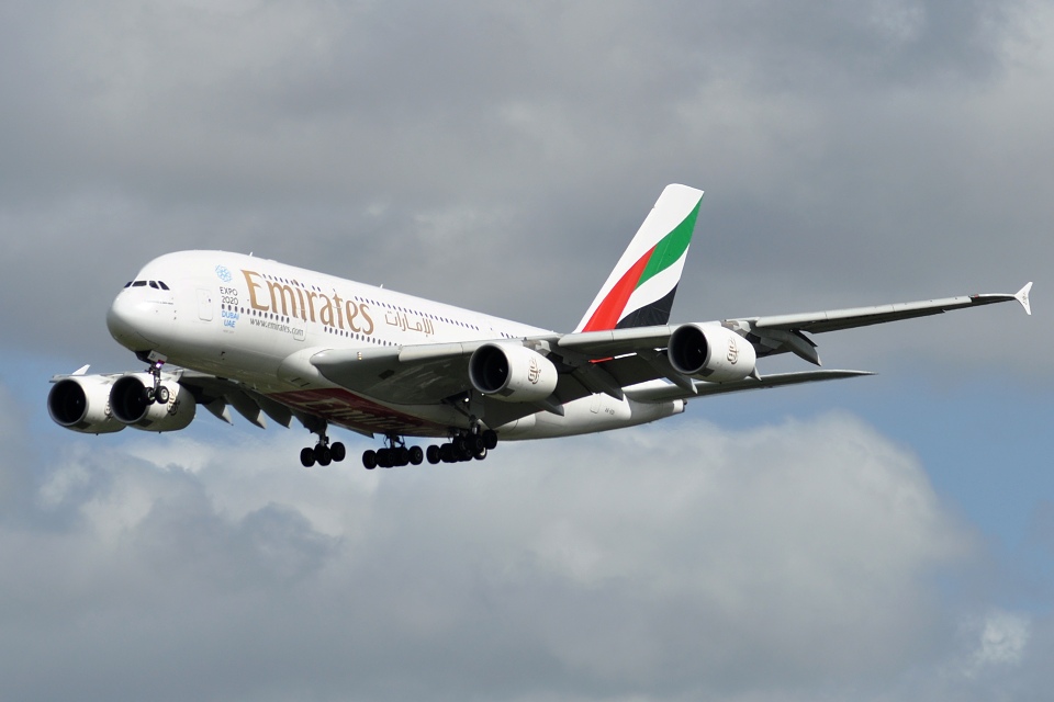 Airbus A380-861, Emirates, A6-EDI, 13.4.2014