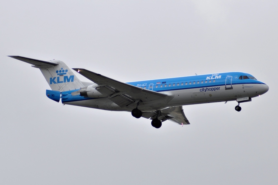 Fokker 70, KLM Cityhopper, PH-JCT, 14.4.2014