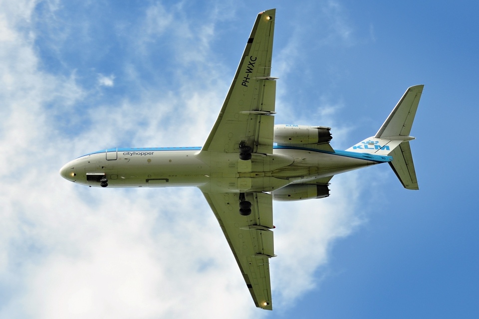 Fokker 70, KLM Cityhopper, PH-WXC, 13.4.2014