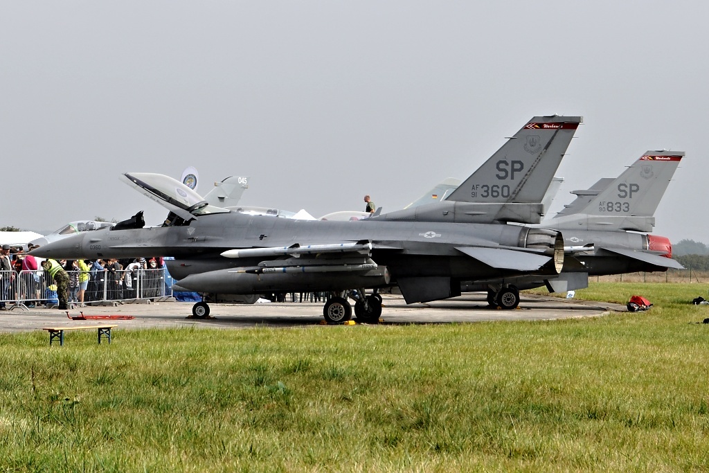 F-16CM, USAF, Ostrava 19.9.2015