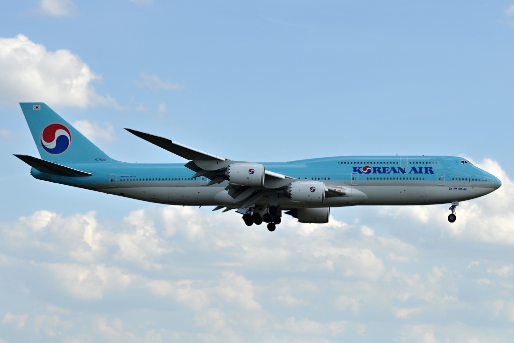 Boeing 747-8, Korean Air 9.7.2016