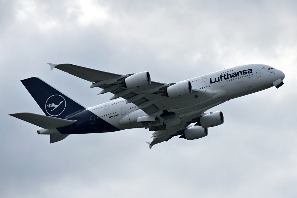 A380 Lufthansa, Praha 13.5.2023