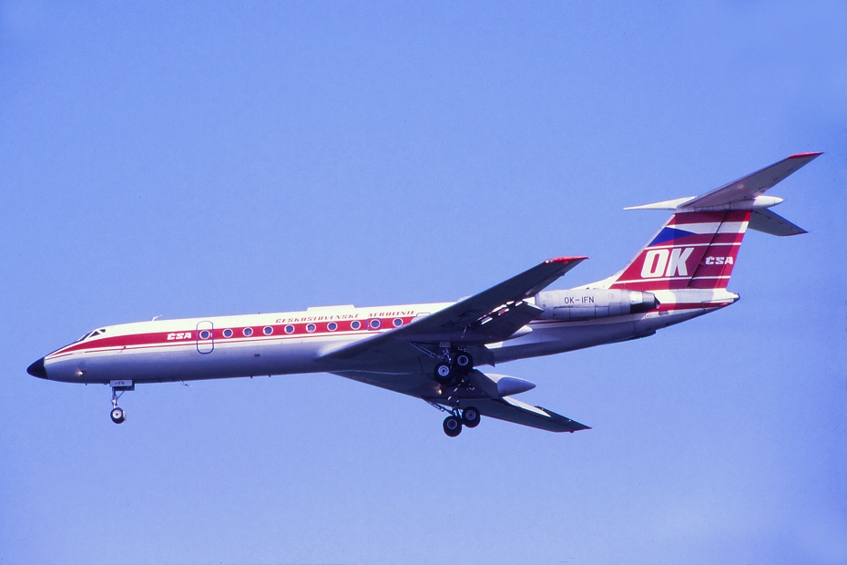 Tu-134A, OK-IFN, 4.1990