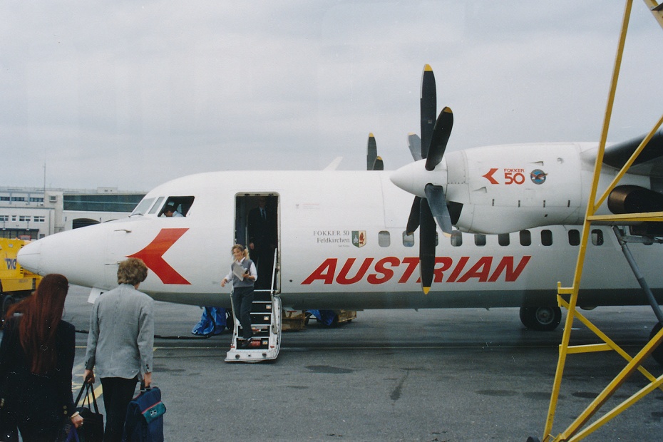 Fokker 50, OE-LFB, 6.6.1992