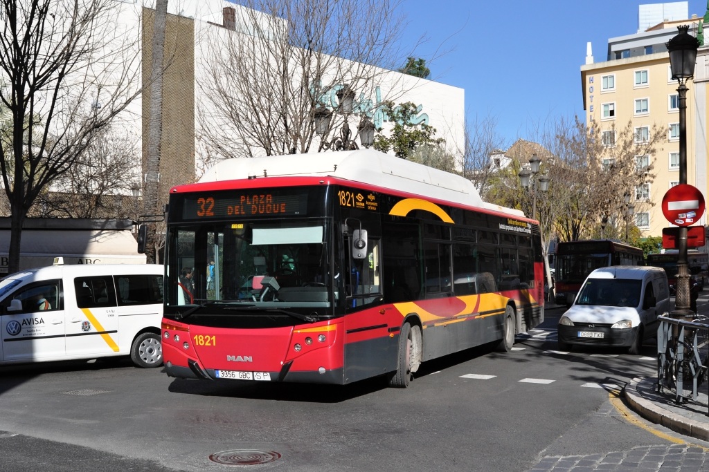 MAN NL 313F CNG / Castrosua ev. . 1821, 6.2.2017