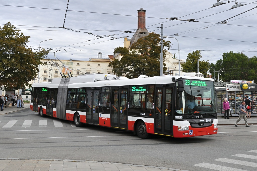 Škoda 31Tr SOR, DPMB ev. č. 3640, Brno 18.9.2015
