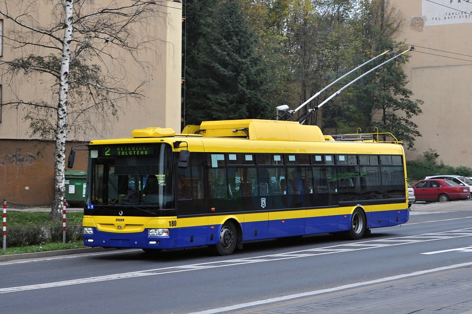 koda 30Tr SOR, Arriva Teplice, ev. . 180, 28.10.2014