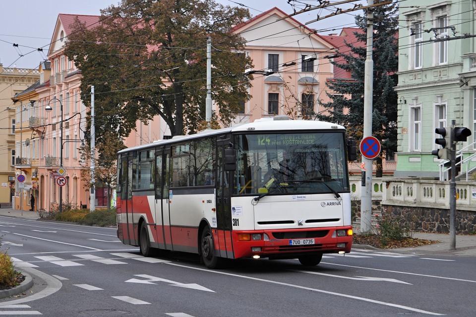 Karosa B 952 E.1716, Arriva Teplice, ev. . 381, 28.10.2014