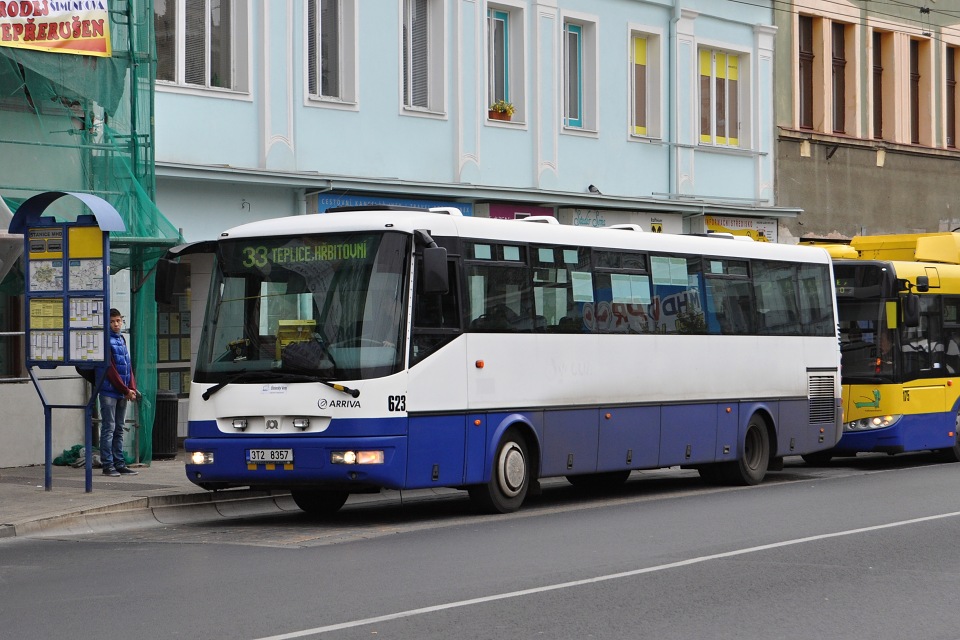 SOR C 10.5 Arriva Teplice, ev. . 623, 28.10.2014