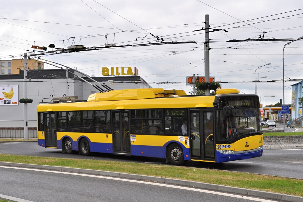 koda 28Tr Solaris, Arriva Teplice, ev. . 220, 25.5.2016