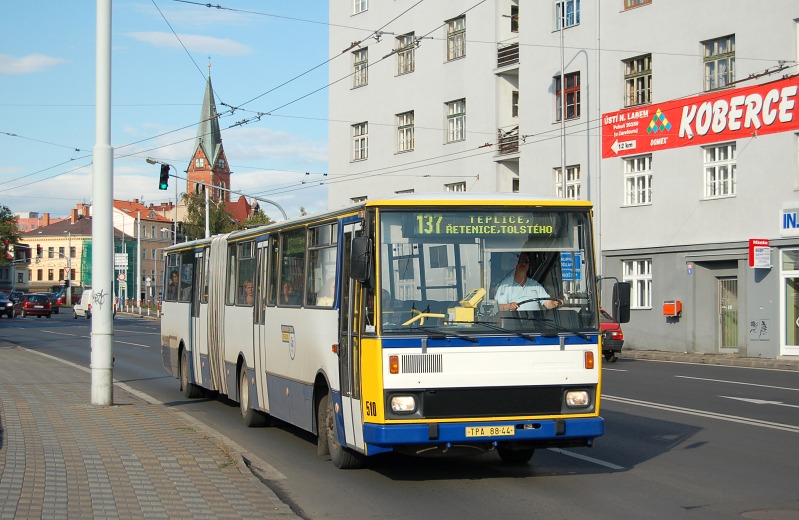 Karosa C 744, DP Teplice, ev.. 510