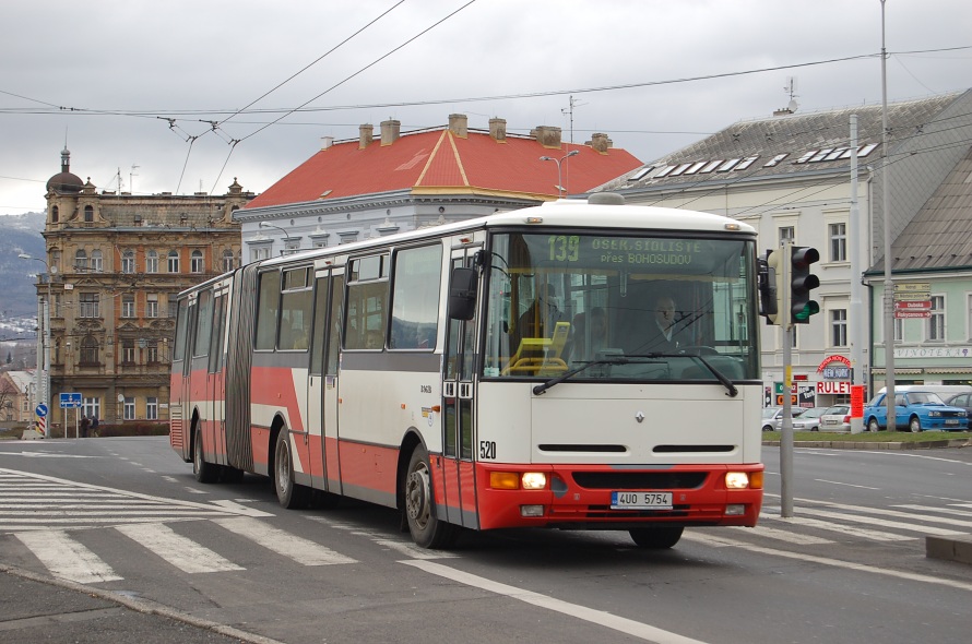 DP Teplice, Karosa B 961, ev. . 520, 21.3.2008