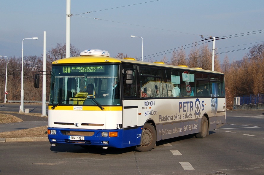 Veolia Teplice, Karosa B 952 E, ev. . 378, 22.2.2011