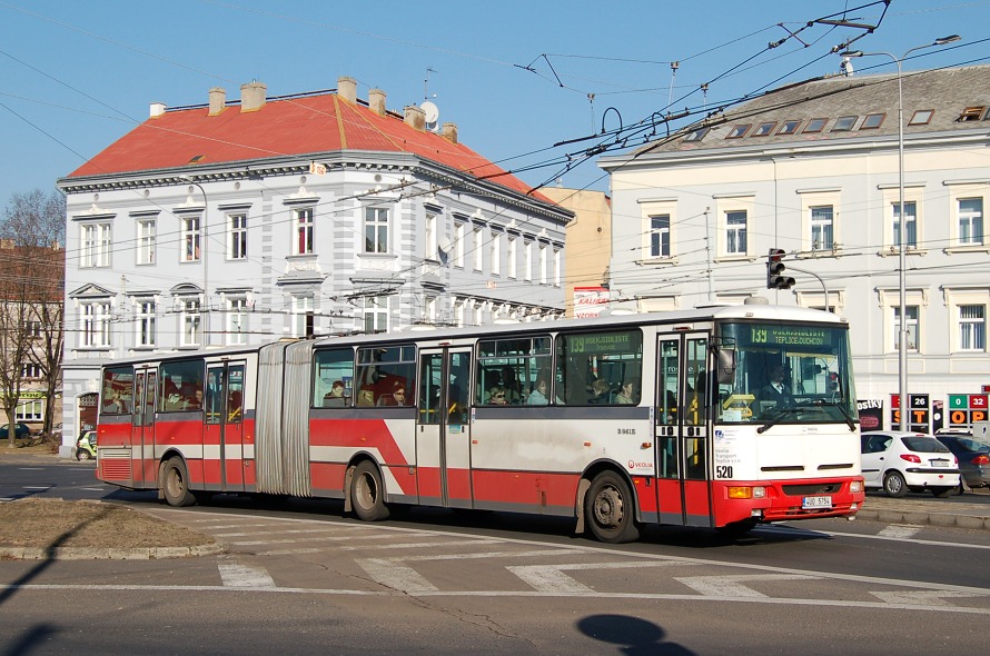 Veolia Teplice, Karosa B 961 E, ev. . 520, 2.3.2011