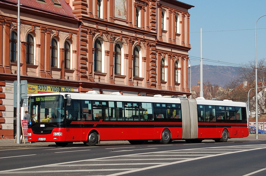 Veolia Teplice, SOR NB 18, ev. . 521, 2.3.2011