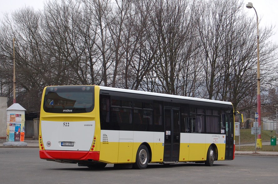 Irisbus Iveco Crossway LE, ev. . 522, Lovosice 30.1.2009