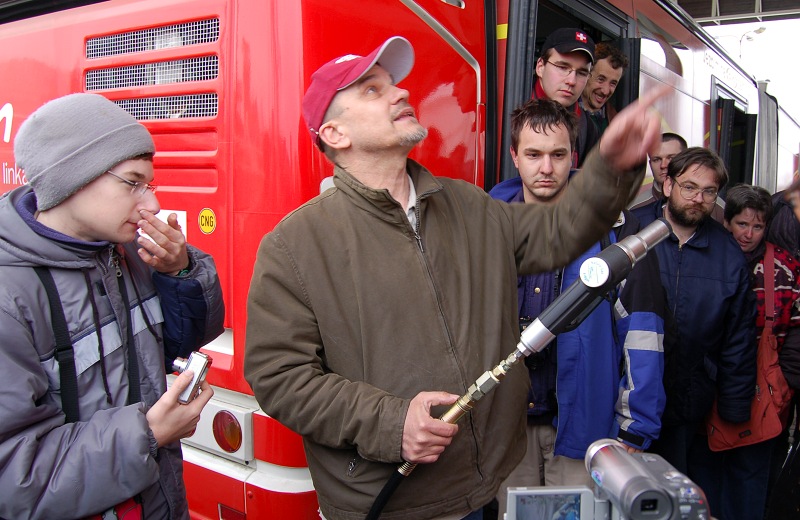 Tbor, tankovac stanice CNG, 24.2.2007