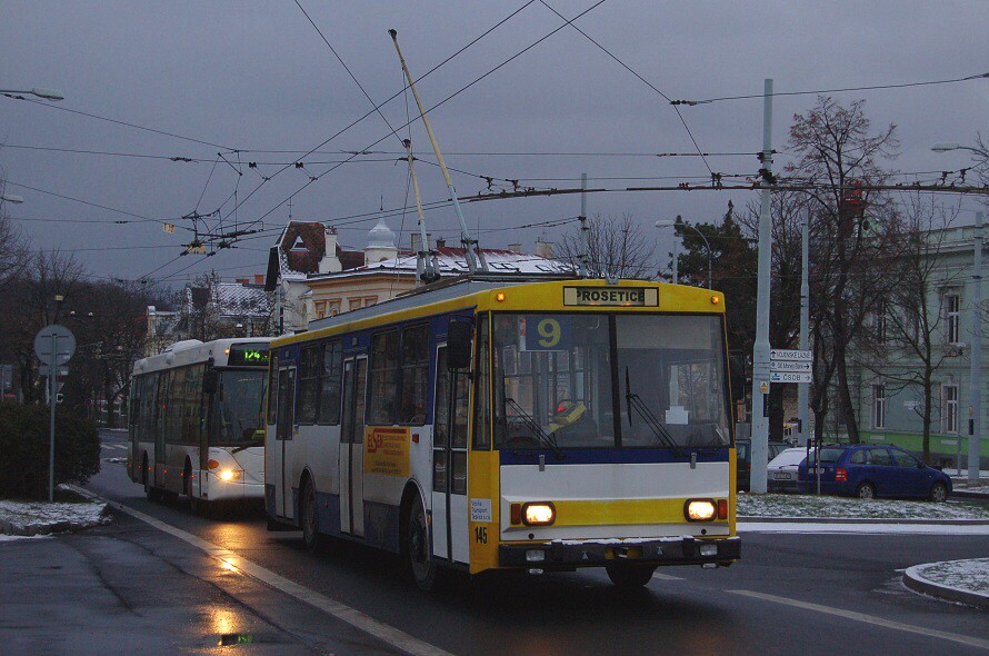 Veolia Teplice, koda 14Tr, ev. . 145, 2.1.2009